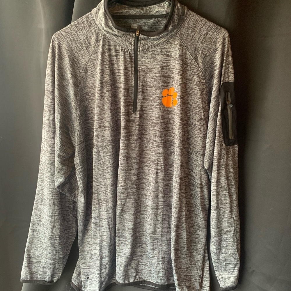 Clemson Athletic Half Zip Lightweight Pullover Si… - image 1